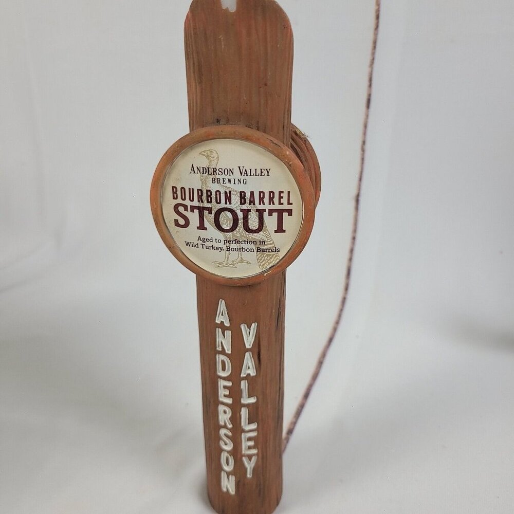 Barney Flats Anderson Valley Tap Beer Handle Bar Pub Game‎ Room  Oatmeal Stout